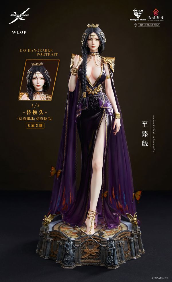 【售罄展示追加請私訊客服@toystationtw】鬼刀 雕像系列《女王》 X TriEagles Studio&WLOP 玄機科技 正版授權 #動漫#模型#玩具#gk#玩驛#火影#手辦#海賊#死神#航海王#獵人#阿拉蕾#七大罪#七龍珠#寶可夢#神奇寶貝#哥吉拉#宮崎駿#迪士尼#灌籃高手#鬼滅之日刃#一拳超人#蠟筆小新#咒術#鏈鋸人#進擊的巨人#妖精尾巴#我的英雄學院#我英#鋼鍊#鋼之煉金術師#新世紀福音戰士#EVA#間諜家家酒#Re0#漫威#dc#集美#hex#tsume#prime1#queen#tes#xm#野獸國#壽屋#數碼寶貝