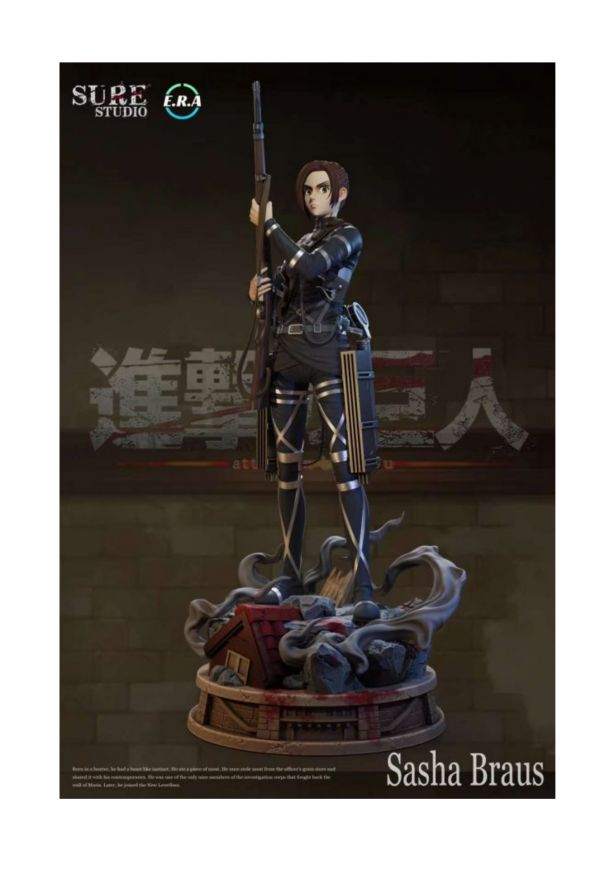 【代購】進擊的巨人 巨人最終季人物補全01 莎夏·布勞斯  X E.R.A&Sure Studio 玩驛丨Toy station, GK雕像預購, GK雕像代購, GK雕像現貨, GK雕像修復, 咒術, 咒術迴戰, SCC玩具屋, 玩具給庫, 希模型, 瘋公仔, 訂製雕像,模型,伯公仔,gk,玩驛,火影,夜風本舖,海賊,死神,航海王,獵人,阿拉蕾,七大罪,七龍珠,寶可夢,神奇寶貝,哥吉拉,宮崎駿,迪士尼,灌籃高手,鬼滅之日刃,一拳超人,蠟筆小新,咒術,鏈鋸人,進擊的巨人,乙骨,我英