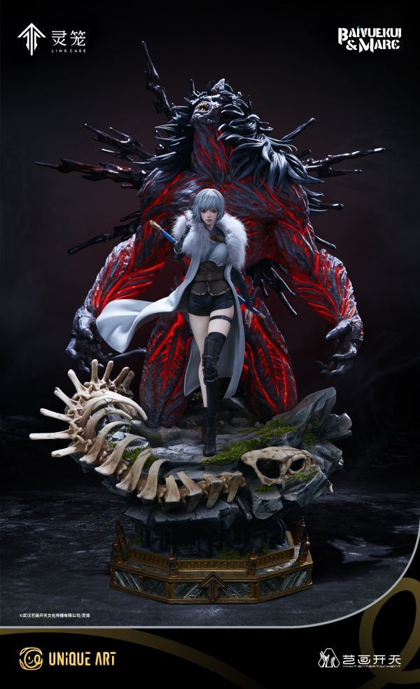 【代購】《靈籠》 白月魁&馬克 X UNiQUE ART 正版授權 動漫,模型,玩具,gk,玩驛,火影,手辦,海賊,死神,航海王,獵人,阿拉蕾,七大罪,七龍珠,寶可夢,神奇寶貝,哥吉拉,宮崎駿,迪士尼,灌籃高手,鬼滅之日刃,一拳超人,蠟筆小新,咒術,鏈鋸人,進擊的巨人,妖精尾巴,我的英雄學院,我英,鋼鍊,鋼之煉金術師,新世紀福音戰士,EVA,間諜家家酒,Re0,漫威,dc,集美#hex#tsume#prime1#queen#tes#xm#野獸國#壽屋#數碼寶貝