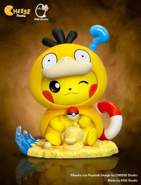 【售罄展示追加請私訊客服@toystationtw】寶可夢 皮卡丘 變皮系列之雙呆組合 呆呆變皮&可達鴨變皮 X EGG Studio阿蛋小作坊&CHEESE Studio奶酪工作室 #動漫#模型#玩具#gk#玩驛#火影#手辦#海賊#死神#航海王#獵人#阿拉蕾#七大罪#七龍珠#寶可夢#神奇寶貝#哥吉拉#宮崎駿#迪士尼#灌籃高手#鬼滅之日刃#一拳超人#蠟筆小新#咒術#鏈鋸人#進擊的巨人#妖精尾巴#我的英雄學院#我英#鋼鍊#鋼之煉金術師#新世紀福音戰士#EVA#間諜家家酒#Re0#漫威#dc#集美#hex#tsume#prime1#queen#tes#xm#野獸國#壽屋#數碼寶貝
