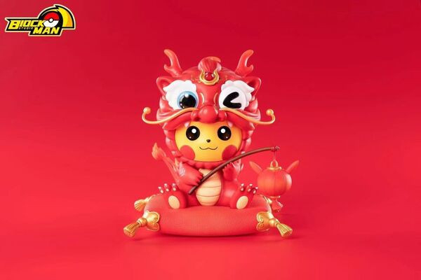 【售罄展示追加請私訊客服@toystationtw】 寶可夢 龍年紀念款 (雙配色) 龍年皮卡丘 X Block Man 玩驛丨Toy station, GK雕像預購, GK雕像代購, GK雕像現貨, GK雕像修復, 購物網站, 自媒體選物店, 日漫, 美漫, 電影, 電玩IP, 訂製雕像,模型,玩具,gk,玩驛,火影,手辦,海賊,死神,航海王,獵人,阿拉蕾,七大罪,七龍珠,寶可夢,神奇寶貝,哥吉拉,宮崎駿,迪士尼,灌籃高手,鬼滅之日刃,一拳超人,蠟筆小新,咒術,鏈鋸人,進擊的巨人,妖精尾巴,我的英雄學院,鋼鍊,鋼之