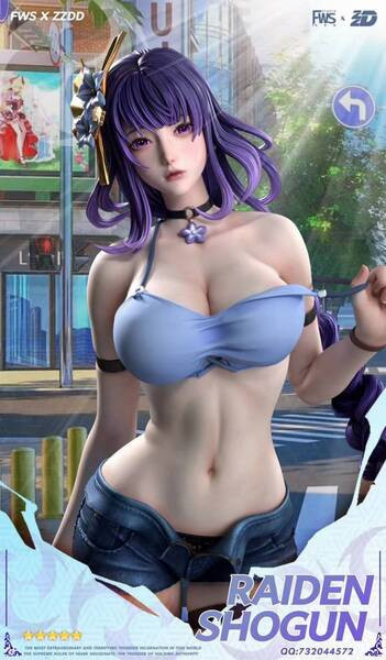 【售罄展示追加請私訊客服@toystationtw】原神 雷電將軍 雷電影 雷霆 X FWS ＆ZZDD 玩驛丨Toy station, GK雕像預購, GK雕像代購, GK雕像現貨, GK雕像修復, 咒術, 咒術迴戰, SCC玩具屋, 玩具給庫, 希模型, 瘋公仔, 訂製雕像,模型,伯公仔,gk,玩驛,火影,夜風本舖,海賊,死神,航海王,獵人,阿拉蕾,七大罪,七龍珠,寶可夢,神奇寶貝,哥吉拉,宮崎駿,迪士尼,灌籃高手,鬼滅之刃,一拳超人,蠟筆小新,咒術,鏈鋸人,進擊的巨人,乙骨,我英,尼卡