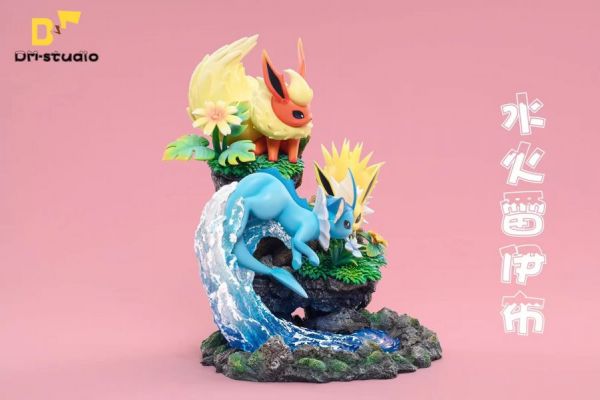 【售鑿展示追加請私訊客服@toystationtw】寶可夢 生態家族系列第三彈— 伊布家族拼接1水火雷伊布 X DM呆萌 STUDIO #動漫#模型#玩具#gk#玩驛#火影#手辦#海賊#死神#航海王#獵人#阿拉蕾#七大罪#七龍珠#寶可夢#神奇寶貝#哥吉拉#宮崎駿#迪士尼#灌籃高手#鬼滅之日刃#一拳超人#蠟筆小新#咒術#鏈鋸人#進擊的巨人#妖精尾巴#我的英雄學院#我英#鋼鍊#鋼之煉金術師#新世紀福音戰士#EVA#間諜家家酒#Re0#漫威#dc#集美#hex#tsume#prime1#queen#tes#xm#野獸國#壽屋#數碼寶貝