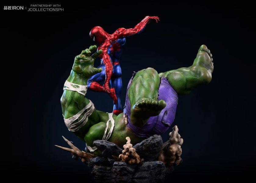 【預購】Marvel漫威 MQ065—蜘蛛人vs綠巨人 X 品匠IRON 玩驛丨Toy station, GK雕像預購, GK雕像代購, GK雕像現貨, GK雕像修復, 咒術, 咒術迴戰, SCC玩具屋, 玩具給庫, NBA, 瘋公仔, 訂製雕像,模型,伯公仔,gk,玩驛,火影,夜風本舖,海賊,死神,航海王,獵人,阿拉蕾,七大罪,七龍珠,寶可夢,神奇寶貝,哥吉拉,宮崎駿,迪士尼,灌籃高手,鬼滅之刃,一拳超人,蠟筆小新,咒術,鏈鋸人,進擊的巨人,乙骨,我英