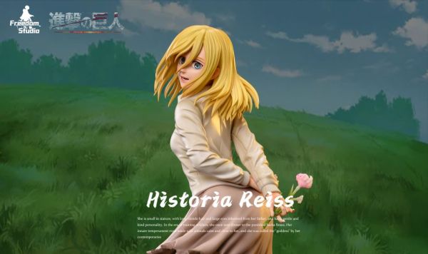 【售罄展示追加請私訊客服@toystationtw】進擊的巨人 回眸 希絲特莉亞·雷斯 X Freedom #動漫#模型#玩具#gk#玩驛#火影#手辦#海賊#死神#航海王#獵人#阿拉蕾#七大罪#七龍珠#寶可夢#神奇寶貝#哥吉拉#宮崎駿#迪士尼#灌籃高手#鬼滅之日刃#一拳超人#蠟筆小新#咒術#鏈鋸人#進擊的巨人#妖精尾巴#我的英雄學院#我英#鋼鍊#鋼之煉金術師#新世紀福音戰士#EVA#間諜家家酒#Re0#漫威#dc#集美#hex#tsume#prime1#queen#tes#xm#野獸國#壽屋#數碼寶貝