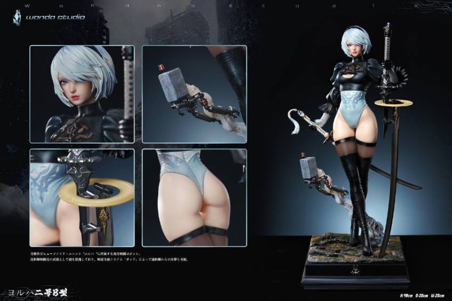 【預購】尼爾自動人形 2B 寄葉二號B型 X Wanda studio 玩驛丨Toy station, GK雕像預購, GK雕像代購, GK雕像現貨, GK雕像修復, 咒術, 咒術迴戰, SCC玩具屋, 玩具給庫, NBA, 瘋公仔, 訂製雕像,模型,伯公仔,gk,玩驛,火影,夜風本舖,海賊,死神,航海王,獵人,阿拉蕾,七大罪,七龍珠,寶可夢,神奇寶貝,哥吉拉,宮崎駿,迪士尼,灌籃高手,鬼滅之刃,一拳超人,蠟筆小新,咒術,鏈鋸人,進擊的巨人,乙骨,我英