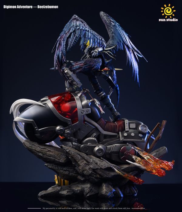 【售罄展示追加請私訊客服@toystationtw】數碼寶貝 墮天地獄獸 爆裂形態+ 摩托車 X sun studio（太陽工作室） 動漫,模型,玩具,gk,玩驛,火影,手辦,海賊,死神,航海王,獵人,阿拉蕾,七大罪,七龍珠,寶可夢,神奇寶貝,哥吉拉,宮崎駿,迪士尼,灌籃高手,鬼滅之日刃,一拳超人,蠟筆小新,咒術,鏈鋸人,進擊的巨人,妖精尾巴,我的英雄學院,我英,鋼鍊,鋼之煉金術師,新世紀福音戰士,EVA,間諜家家酒,Re0,漫威,dc,集美#hex#tsume#prime1#queen#tes#xm#野獸國#壽屋#數碼寶貝