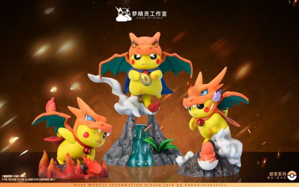 【預購】寶可夢 超變系列 噴火皮卡丘 X 夢精靈工作室 玩驛丨Toy station, GK雕像預購, GK雕像代購, GK雕像現貨, GK雕像修復, 咒術, 咒術迴戰, SCC玩具屋, 玩具給庫, NBA, 瘋公仔, 訂製雕像,模型,伯公仔,gk,玩驛,火影,夜風本舖,海賊,死神,航海王,獵人,阿拉蕾,七大罪,七龍珠,寶可夢,神奇寶貝,哥吉拉,宮崎駿,迪士尼,灌籃高手,鬼滅之刃,一拳超人,蠟筆小新,咒術,鏈鋸人,進擊的巨人,乙骨,我英