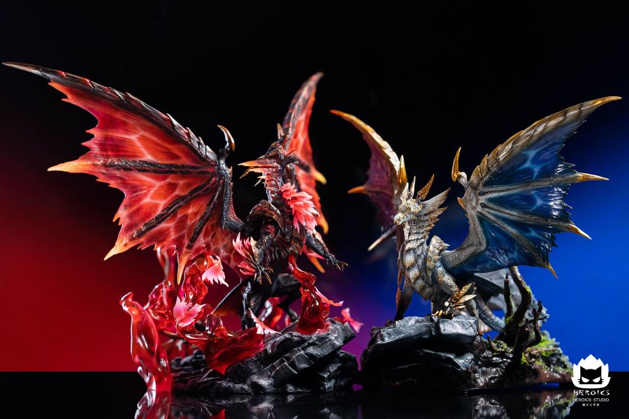 【售罄展示追加請私訊客服@toystationtw】魔物獵人 爵銀龍 X Heroics貓火 玩驛丨Toy station, GK雕像預購, GK雕像代購, GK雕像現貨, GK雕像修復, 咒術, 咒術迴戰, SCC玩具屋, 玩具給庫, NBA, 瘋公仔, 訂製雕像,模型,伯公仔,gk,玩驛,火影,夜風本舖,海賊,死神,航海王,獵人,阿拉蕾,七大罪,七龍珠,寶可夢,神奇寶貝,哥吉拉,宮崎駿,迪士尼,灌籃高手,鬼滅之刃,一拳超人,蠟筆小新,咒術,鏈鋸人,進擊的巨人,乙骨,我英