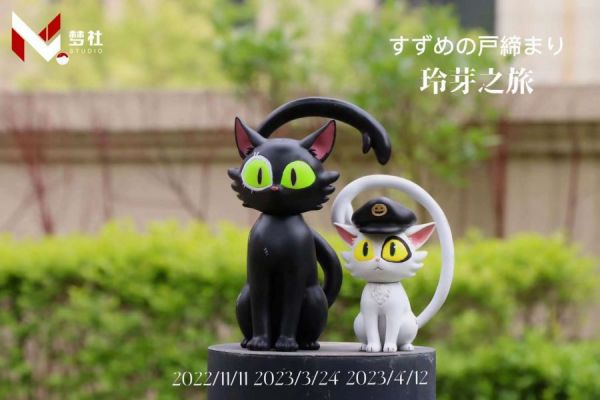 【售罄展示追加請私訊客服@toystationtw】星海誠 鈴芽之旅 站長大臣&黑貓左大臣 X 夢社-Studio #動漫#模型#玩具#gk#玩驛#火影#手辦#海賊#死神#航海王#獵人#阿拉蕾#七大罪#七龍珠#寶可夢#神奇寶貝#哥吉拉#宮崎駿#迪士尼#灌籃高手#鬼滅之日刃#一拳超人#蠟筆小新#咒術#鏈鋸人#進擊的巨人#妖精尾巴#我的英雄學院#我英#鋼鍊#鋼之煉金術師#新世紀福音戰士#EVA#間諜家家酒#Re0#漫威#dc#集美#hex#tsume#prime1#queen#tes#xm#野獸國#壽屋#數碼寶貝