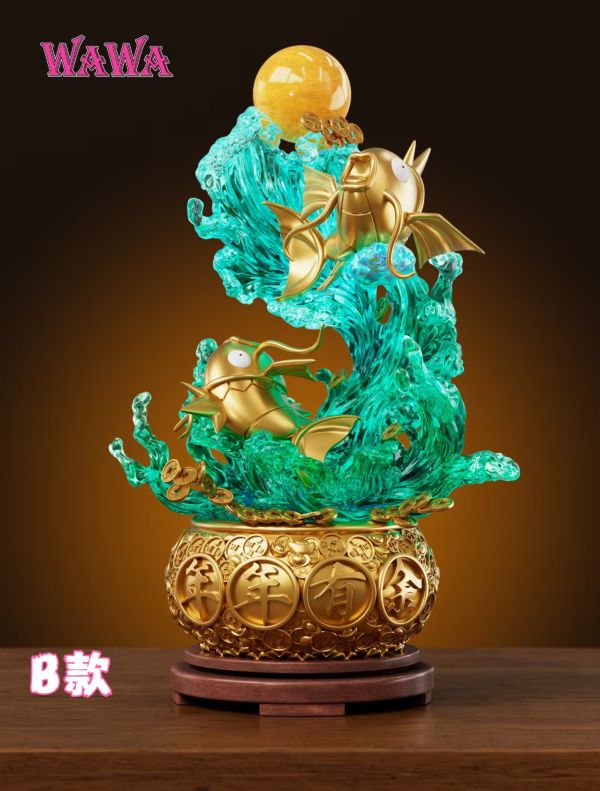 【售罄展示追加請私訊客服@toystationtw】寶可夢 三配色 招財鯉魚王年年有餘 X WAWA-Studio 玩驛丨Toy station, GK雕像預購, GK雕像代購, GK雕像現貨, GK雕像修復, 咒術, 咒術迴戰, SCC玩具屋, 玩具給庫, NBA, 瘋公仔, 訂製雕像,模型,伯公仔,gk,玩驛,火影,夜風本舖,海賊,死神,航海王,獵人,阿拉蕾,七大罪,七龍珠,寶可夢,神奇寶貝,哥吉拉,宮崎駿,迪士尼,灌籃高手,鬼滅之刃,一拳超人,蠟筆小新,咒術,鏈鋸人,進擊的巨人,乙骨,我英