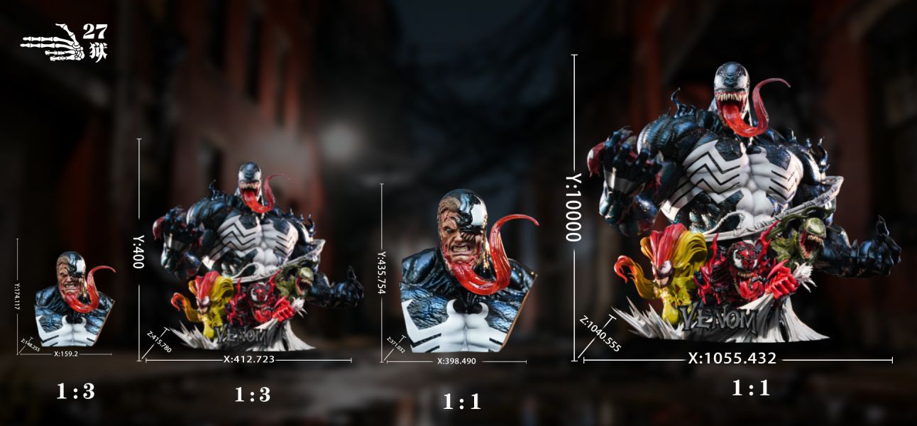 【預購】Marvel漫威 雙比例 毒液半身像 X 27獄 玩驛丨Toy station, GK雕像預購, GK雕像代購, GK雕像現貨, GK雕像修復, 咒術, 咒術迴戰, SCC玩具屋, 玩具給庫, NBA, 瘋公仔, 訂製雕像,模型,伯公仔,gk,玩驛,火影,夜風本舖,海賊,死神,航海王,獵人,阿拉蕾,七大罪,七龍珠,寶可夢,神奇寶貝,哥吉拉,宮崎駿,迪士尼,灌籃高手,鬼滅之刃,一拳超人,蠟筆小新,咒術,鏈鋸人,進擊的巨人,乙骨,我英