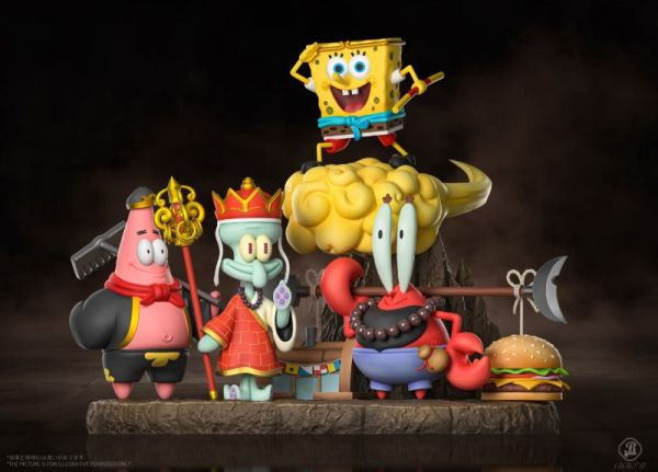 【補款】海綿寶寶cos西遊傳 海綿寶寶+派大星+章魚哥+蟹老闆 X BBSD 玩驛丨Toy station, GK雕像預購, GK雕像代購, GK雕像現貨, GK雕像修復, 咒術, 咒術迴戰, SCC玩具屋, 玩具給庫, NBA, 瘋公仔, 訂製雕像,模型,伯公仔,gk,玩驛,火影,夜風本舖,海賊,死神,航海王,獵人,阿拉蕾,七大罪,七龍珠,寶可夢,神奇寶貝,哥吉拉,宮崎駿,迪士尼,灌籃高手,鬼滅之刃,一拳超人,蠟筆小新,咒術,鏈鋸人,進擊的巨人,乙骨,我英