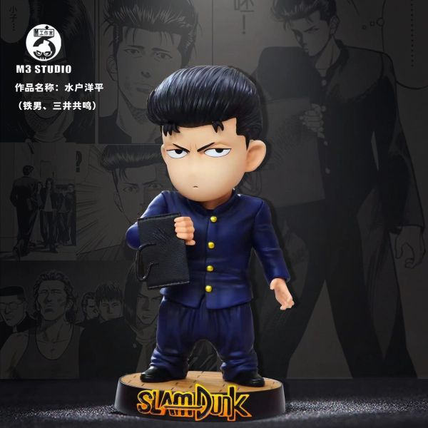 【售罄展示追加請私訊客服@toystationtw】灌籃高手 Q版  水戶洋平  籃球館暴力事件共鳴 潮玩 GK 手辦 雕像 X  M3工作室 #動漫#模型#玩具#gk#玩驛#火影#手辦#海賊#死神#航海王#獵人#阿拉蕾#七大罪#七龍珠#寶可夢#神奇寶貝#哥吉拉#宮崎駿#迪士尼#灌籃高手#鬼滅之日刃#一拳超人#蠟筆小新#咒術#鏈鋸人#進擊的巨人#妖精尾巴#我的英雄學院#我英#鋼鍊#鋼之煉金術師#新世紀福音戰士#EVA#間諜家家酒#Re0#漫威#dc#集美#hex#tsume#prime1#queen#tes#xm#野獸國#壽屋#數碼寶貝