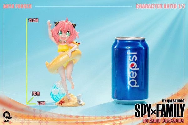 【售罄展示追加請私訊客服@toystationtw】間諜家家酒  泳裝安妮亞 X QM 玩驛丨Toy station, GK雕像預購, GK雕像代購, GK雕像現貨, GK雕像修復, 咒術, 咒術迴戰, SCC玩具屋, 玩具給庫, NBA, 瘋公仔, 訂製雕像,模型,伯公仔,gk,玩驛,火影,夜風本舖,海賊,死神,航海王,獵人,阿拉蕾,七大罪,七龍珠,寶可夢,神奇寶貝,哥吉拉,宮崎駿,迪士尼,灌籃高手,鬼滅之刃,一拳超人,蠟筆小新,咒術,鏈鋸人,進擊的巨人,乙骨,我英