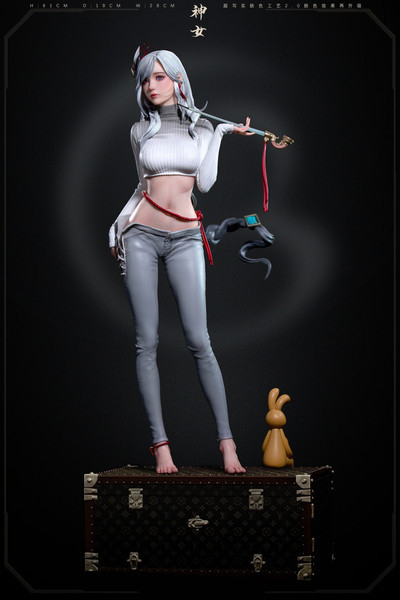 【售罄展示追加請私訊客服@toystationtw】原神 (雙版本) 申鶴 X BARCODE 玩驛丨Toy station, GK雕像預購, GK雕像代購, GK雕像現貨, GK雕像修復, 咒術, 咒術迴戰, SCC玩具屋, 玩具給庫, 希模型, 瘋公仔, 訂製雕像,模型,伯公仔,gk,玩驛,火影,夜風本舖,海賊,死神,航海王,獵人,阿拉蕾,七大罪,七龍珠,寶可夢,神奇寶貝,哥吉拉,宮崎駿,迪士尼,灌籃高手,鬼滅之日刃,一拳超人,蠟筆小新,咒術,鏈鋸人,進擊的巨人,乙骨,我英