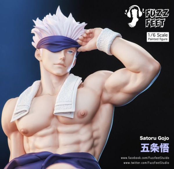 【售罄展示追加請私訊客服@toystationtw】咒術迴戰 Satoru Gojo 五條悟 X Fuzzfeet Studio 玩驛丨Toy station, GK雕像預購, GK雕像代購, GK雕像現貨, GK雕像修復, 咒術, 咒術迴戰, SCC玩具屋, 玩具給庫, NBA, 瘋公仔, 訂製雕像,模型,伯公仔,gk,玩驛,火影,夜風本舖,海賊,死神,航海王,獵人,阿拉蕾,七大罪,七龍珠,寶可夢,神奇寶貝,哥吉拉,宮崎駿,迪士尼,灌籃高手,鬼滅之刃,一拳超人,蠟筆小新,咒術,鏈鋸人,進擊的巨人,乙骨,我英