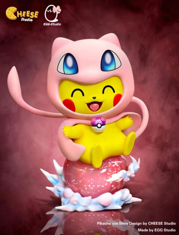 【售罄展示追加請私訊客服@toystationtw】寶可夢 皮卡丘變裝系列 夢幻變皮 X EGG&奶酪工作室 #動漫#模型#玩具#gk#玩驛#火影#手辦#海賊#死神#航海王#獵人#阿拉蕾#七大罪#七龍珠#寶可夢#神奇寶貝#哥吉拉#宮崎駿#迪士尼#灌籃高手#鬼滅之日刃#一拳超人#蠟筆小新#咒術#鏈鋸人#進擊的巨人#妖精尾巴#我的英雄學院#我英#鋼鍊#鋼之煉金術師#新世紀福音戰士#EVA#間諜家家酒#Re0#漫威#dc#集美#hex#tsume#prime1#queen#tes#xm#野獸國#壽屋#數碼寶貝