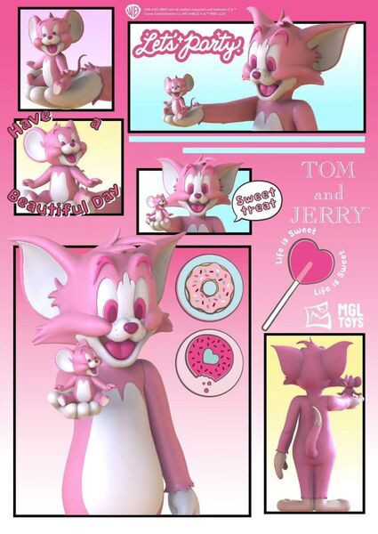 【預購】華納兄弟WB (Warner Bros) 湯姆貓與傑利鼠Tom and Jerry 粉色特別款 X MGL TOYS 正版授權 玩驛丨Toy station, GK雕像預購, GK雕像代購, GK雕像現貨, GK雕像修復, 購物網站, 自媒體選物店, 日漫, 美漫, 電影, 電玩IP, 訂製雕像,模型,玩具,gk,玩驛,火影,手辦,海賊,死神,航海王,獵人,阿拉蕾,七大罪,七龍珠,寶可夢,神奇寶貝,哥吉拉,宮崎駿,迪士尼,灌籃高手,鬼滅之日刃,一拳超人,蠟筆小新,咒術,鏈鋸人,進擊的巨人,妖精尾巴,我的英雄學院,鋼鍊,鋼之