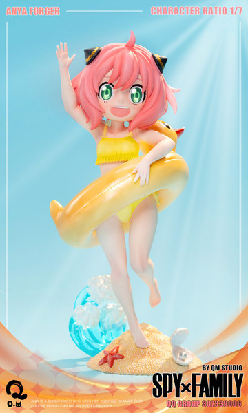 【售罄展示追加請私訊客服@toystationtw】間諜家家酒  泳裝安妮亞 X QM 玩驛丨Toy station, GK雕像預購, GK雕像代購, GK雕像現貨, GK雕像修復, 咒術, 咒術迴戰, SCC玩具屋, 玩具給庫, NBA, 瘋公仔, 訂製雕像,模型,伯公仔,gk,玩驛,火影,夜風本舖,海賊,死神,航海王,獵人,阿拉蕾,七大罪,七龍珠,寶可夢,神奇寶貝,哥吉拉,宮崎駿,迪士尼,灌籃高手,鬼滅之刃,一拳超人,蠟筆小新,咒術,鏈鋸人,進擊的巨人,乙骨,我英