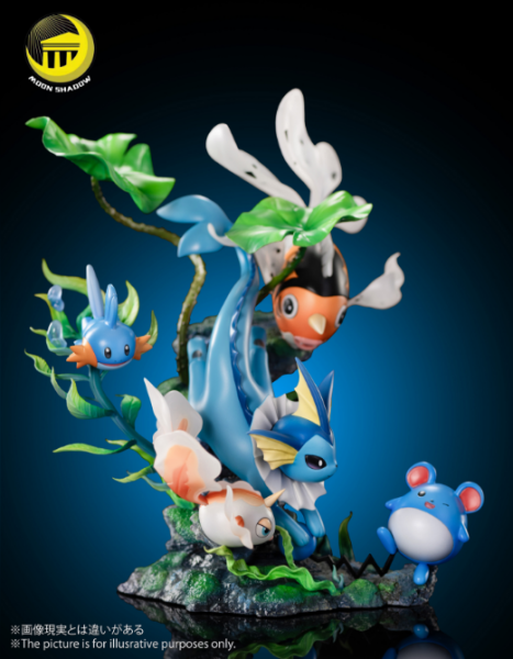 【售罄展示追加請私訊客服@toystationtw】寶可夢 自然系列 水伊布 角金魚 金魚王 水躍魚 瑪力露自然場景 X 月影殿 玩驛丨Toy station, GK雕像預購, GK雕像代購, GK雕像現貨, GK雕像修復, 咒術, 咒術迴戰, SCC玩具屋, 玩具給庫, NBA, 瘋公仔, 訂製雕像,模型,伯公仔,gk,玩驛,火影,夜風本舖,海賊,死神,航海王,獵人,阿拉蕾,七大罪,七龍珠,寶可夢,神奇寶貝,哥吉拉,宮崎駿,迪士尼,灌籃高手,鬼滅之刃,一拳超人,蠟筆小新,咒術,鏈鋸人,進擊的巨人,乙骨,我英
