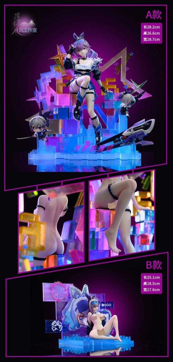 【售罄展示追加請私訊客服@toystationtw】崩壞星穹鐵道 銀狼 X 米訊 玩驛丨Toy station, GK雕像預購, GK雕像代購, GK雕像現貨, GK雕像修復, 咒術, 咒術迴戰, SCC玩具屋, 玩具給庫, 希模型, 瘋公仔, 訂製雕像,模型,伯公仔,gk,玩驛,火影,夜風本舖,海賊,死神,航海王,獵人,阿拉蕾,七大罪,七龍珠,寶可夢,神奇寶貝,哥吉拉,宮崎駿,迪士尼,灌籃高手,鬼滅之日刃,一拳超人,蠟筆小新,咒術,鏈鋸人,進擊的巨人,乙骨,我英