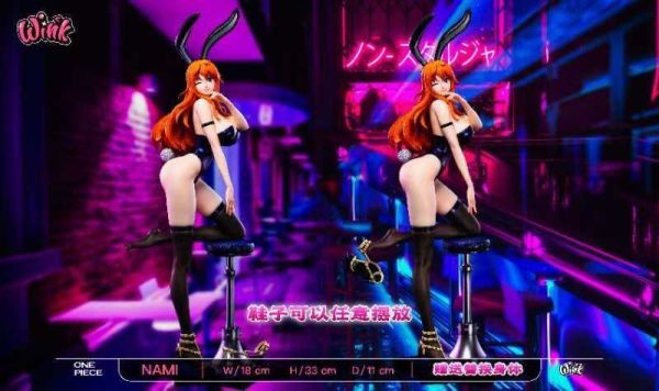 【售罄展示追加請私訊客服@toystationtw】海賊王 兔女郎娜美 X Wink-Studio 玩驛丨Toy station, GK雕像預購, GK雕像代購, GK雕像現貨, GK雕像修復, 咒術, 咒術迴戰, SCC玩具屋, 玩具給庫, NBA, 瘋公仔, 訂製雕像,模型,伯公仔,gk,玩驛,火影,夜風本舖,海賊,死神,航海王,獵人,阿拉蕾,七大罪,七龍珠,寶可夢,神奇寶貝,哥吉拉,宮崎駿,迪士尼,灌籃高手,鬼滅之刃,一拳超人,蠟筆小新,咒術,鏈鋸人,進擊的巨人,乙骨,我英