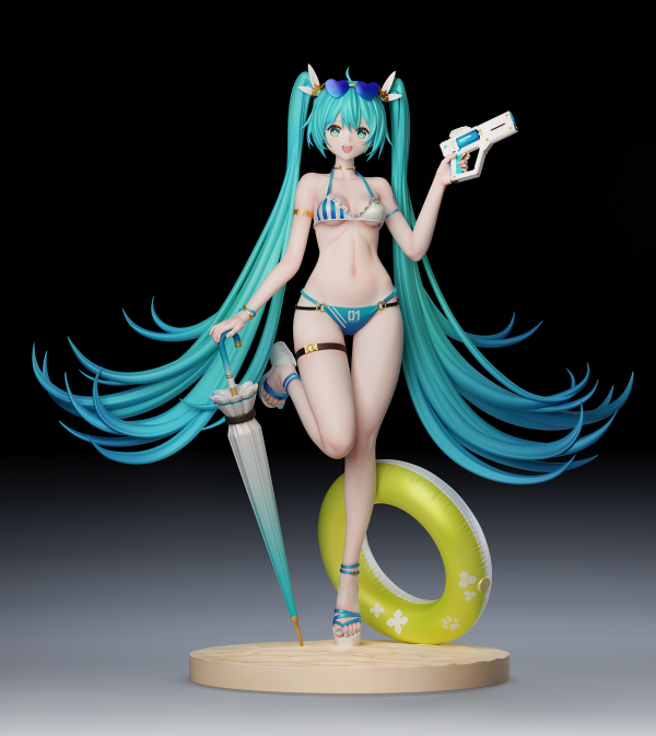 【售罄展示追加請私訊客服@toystationtw】初音未來 夏日幻想 X Kiki-Studio 玩驛丨Toy station, GK雕像預購, GK雕像代購, GK雕像現貨, GK雕像修復, 咒術, 咒術迴戰, SCC玩具屋, 玩具給庫, NBA, 瘋公仔, 訂製雕像,模型,伯公仔,gk,玩驛,火影,夜風本舖,海賊,死神,航海王,獵人,阿拉蕾,七大罪,七龍珠,寶可夢,神奇寶貝,哥吉拉,宮崎駿,迪士尼,灌籃高手,鬼滅之刃,一拳超人,蠟筆小新,咒術,鏈鋸人,進擊的巨人,乙骨,我英