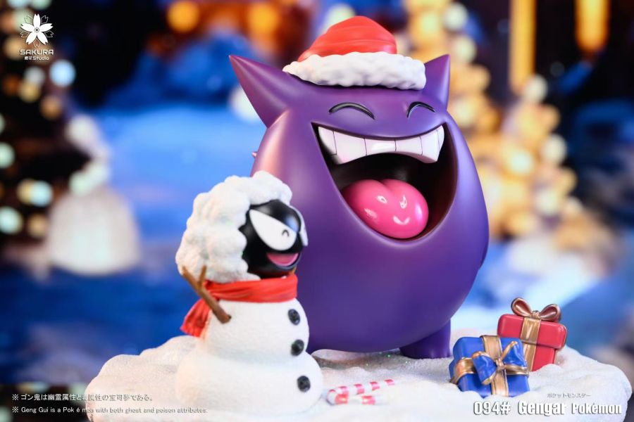 【售罄展示追加請私訊客服@toystationtw】寶可夢 聖誕耿鬼&雪人鬼斯 X 櫻花-Studio 玩驛丨Toy station, GK雕像預購, GK雕像代購, GK雕像現貨, GK雕像修復, 咒術, 咒術迴戰, SCC玩具屋, 玩具給庫, NBA, 瘋公仔, 訂製雕像,模型,伯公仔,gk,玩驛,火影,夜風本舖,海賊,死神,航海王,獵人,阿拉蕾,七大罪,七龍珠,寶可夢,神奇寶貝,哥吉拉,宮崎駿,迪士尼,灌籃高手,鬼滅之刃,一拳超人,蠟筆小新,咒術,鏈鋸人,進擊的巨人,乙骨,我英