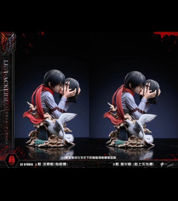 【代購】進擊的巨人 第八彈-死亡之吻-抱頭三笠（還你自由版）X 良辰LC工作室 動漫,模型,玩具,gk,玩驛,火影,手辦,海賊,死神,航海王,獵人,阿拉蕾,七大罪,七龍珠,寶可夢,神奇寶貝,哥吉拉,宮崎駿,迪士尼,灌籃高手,鬼滅之日刃,一拳超人,蠟筆小新,咒術,鏈鋸人,進擊的巨人,妖精尾巴,我的英雄學院,我英,鋼鍊,鋼之煉金術師,新世紀福音戰士,EVA,間諜家家酒,Re0,漫威,dc,集美#hex#tsume#prime1#queen#tes#xm#野獸國#壽屋#數碼寶貝