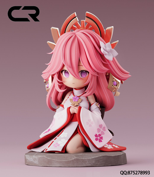 【售罄展示追加請私訊客服@toystationtw】原神 Q版 八重神子 X CR 玩驛丨Toy station, GK雕像預購, GK雕像代購, GK雕像現貨, GK雕像修復, 咒術, 咒術迴戰, SCC玩具屋, 玩具給庫, 希模型, 瘋公仔, 訂製雕像,模型,伯公仔,gk,玩驛,火影,夜風本舖,海賊,死神,航海王,獵人,阿拉蕾,七大罪,七龍珠,寶可夢,神奇寶貝,哥吉拉,宮崎駿,迪士尼,灌籃高手,鬼滅之刃,一拳超人,蠟筆小新,咒術,鏈鋸人,進擊的巨人,乙骨,我英,尼卡