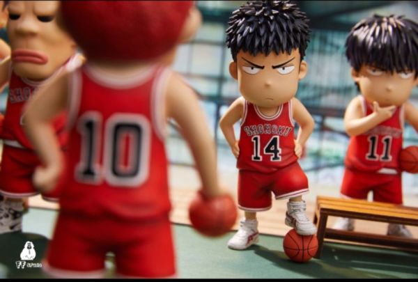 【售罄展示追加請私訊客服@toystationtw】 灌籃高手 湘北出場流川 櫻木 宮城 赤木 三井 X FF studio狒狒工作室 動漫,模型,玩具,gk,玩驛,火影,手辦,海賊,死神,航海王,獵人,阿拉蕾,七大罪,七龍珠,寶可夢,神奇寶貝,哥吉拉,宮崎駿,迪士尼,灌籃高手,鬼滅之日刃,一拳超人,蠟筆小新,咒術,鏈鋸人,進擊的巨人,妖精尾巴,我的英雄學院,我英,鋼鍊,鋼之煉金術師,新世紀福音戰士,EVA,間諜家家酒,Re0,漫威,dc,集美#hex#tsume#prime1#queen#tes#xm#野獸國#壽屋#數碼寶貝