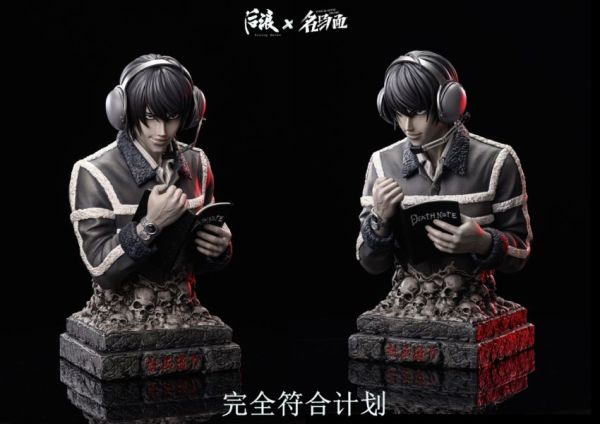 【售罄展示追加請私訊客服@toystationtw】夜神月-計畫通半身像 X 後浪&名場面Studio 動漫,模型,玩具,gk,玩驛,火影,手辦,海賊,死神,航海王,獵人,阿拉蕾,七大罪,七龍珠,寶可夢,神奇寶貝,哥吉拉,宮崎駿,迪士尼,灌籃高手,鬼滅之日刃,一拳超人,蠟筆小新,咒術,鏈鋸人,進擊的巨人,妖精尾巴,我的英雄學院,我英,鋼鍊,鋼之煉金術師,新世紀福音戰士,EVA,間諜家家酒,Re0,漫威,dc,集美#hex#tsume#prime1#queen#tes#xm#野獸國#壽屋#數碼寶貝