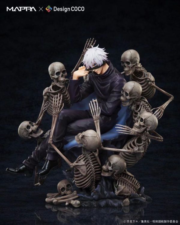 【售罄展示追加請私訊客服@toystationtw】咒術迴戰 澀谷事變五條悟 X design Coco mappa 正版授權 玩驛丨Toy station, GK雕像預購, GK雕像代購, GK雕像現貨, GK雕像修復, 購物網站, 自媒體選物店, 日漫, 美漫, 電影, 電玩IP, 訂製雕像,模型,玩具,gk,玩驛,火影,手辦,海賊,死神,航海王,獵人,阿拉蕾,七大罪,七龍珠,寶可夢,神奇寶貝,哥吉拉,宮崎駿,迪士尼,灌籃高手,鬼滅之日刃,一拳超人,蠟筆小新,咒術,鏈鋸人,進擊的巨人,妖精尾巴,我的英雄學院,鋼鍊,鋼之
