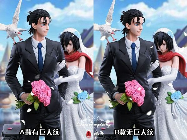 【補款】進擊的巨人 第十一彈 米卡莎&艾連 夢中婚禮 X LC良辰 動漫,模型,玩具,gk,玩驛,火影,手辦,海賊,死神,航海王,獵人,阿拉蕾,七大罪,七龍珠,寶可夢,神奇寶貝,哥吉拉,宮崎駿,迪士尼,灌籃高手,鬼滅之日刃,一拳超人,蠟筆小新,咒術,鏈鋸人,進擊的巨人,妖精尾巴,我的英雄學院,我英,鋼鍊,鋼之煉金術師,新世紀福音戰士,EVA,間諜家家酒,Re0,漫威,dc,集美#hex#tsume#prime1#queen#tes#xm#野獸國#壽屋#數碼寶貝