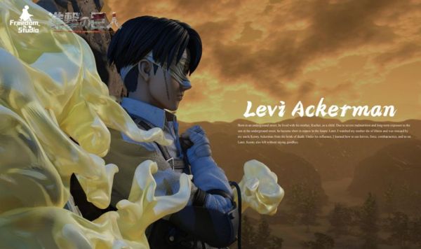 【代購】進擊的巨人 謝幕-李維·阿卡曼 X Freedom Studio 玩驛丨Toy station, GK雕像預購, GK雕像代購, GK雕像現貨, GK雕像修復, 咒術, 咒術迴戰, SCC玩具屋, 玩具給庫, NBA, 瘋公仔, 訂製雕像,模型,伯公仔,gk,玩驛,火影,夜風本舖,海賊,死神,航海王,獵人,阿拉蕾,七大罪,七龍珠,寶可夢,神奇寶貝,哥吉拉,宮崎駿,迪士尼,灌籃高手,鬼滅之刃,一拳超人,蠟筆小新,咒術,鏈鋸人,進擊的巨人,乙骨,我英