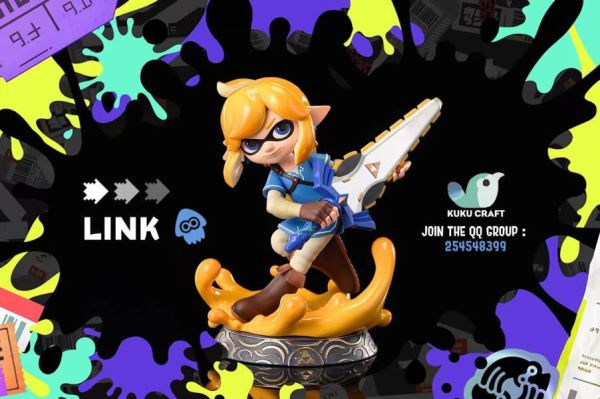 【售罄展示追加請私訊客服@toystationtw】塞爾達傳說 x SPLATOON 烏賊林克 X KukuCraft 動漫,模型,玩具,gk,玩驛,火影,手辦,海賊,死神,航海王,獵人,阿拉蕾,七大罪,七龍珠,寶可夢,神奇寶貝,哥吉拉,宮崎駿,迪士尼,灌籃高手,鬼滅之日刃,一拳超人,蠟筆小新,咒術,鏈鋸人,進擊的巨人,妖精尾巴,我的英雄學院,我英,鋼鍊,鋼之煉金術師,新世紀福音戰士,EVA,間諜家家酒,Re0,漫威,dc,集美#hex#tsume#prime1#queen#tes#xm#野獸國#壽屋#數碼寶貝