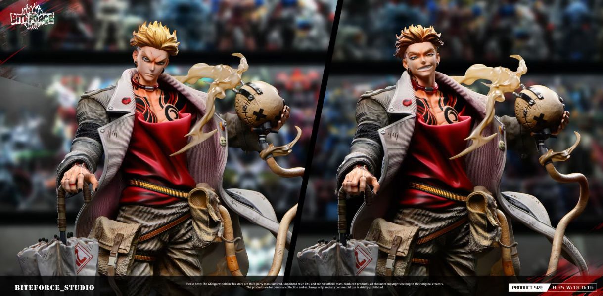 【預購】廢淵戰鬼 清潔工小隊第一彈 恩琴ENJIN X BiteForce咬合力 玩驛丨Toy station, GK雕像預購, GK雕像代購, GK雕像現貨, GK雕像修復, 咒術, 咒術迴戰, SCC玩具屋, 玩具給庫, NBA, 瘋公仔, 訂製雕像,模型,伯公仔,gk,玩驛,火影,夜風本舖,海賊,死神,航海王,獵人,阿拉蕾,七大罪,七龍珠,寶可夢,神奇寶貝,哥吉拉,宮崎駿,迪士尼,灌籃高手,鬼滅之刃,一拳超人,蠟筆小新,咒術,鏈鋸人,進擊的巨人,乙骨,我英