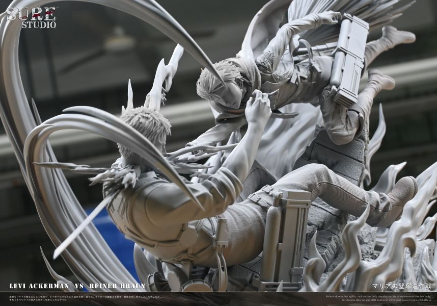 【預購】進擊的巨人 SSS巨人對戰系列 兵長vs萊納 X Sure-Studio 玩驛丨Toy station, GK雕像預購, GK雕像代購, GK雕像現貨, GK雕像修復, 咒術, 咒術迴戰, SCC玩具屋, 玩具給庫, NBA, 瘋公仔, 訂製雕像,模型,伯公仔,gk,玩驛,火影,夜風本舖,海賊,死神,航海王,獵人,阿拉蕾,七大罪,七龍珠,寶可夢,神奇寶貝,哥吉拉,宮崎駿,迪士尼,灌籃高手,鬼滅之刃,一拳超人,蠟筆小新,咒術,鏈鋸人,進擊的巨人,乙骨,我英