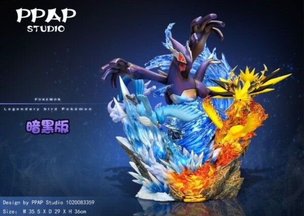 【售罄展示追加請私訊客服@toystationtw】寶可夢 神獸第二彈 (三配色) 洛奇亞 + 三聖鳥 火焰鳥 & 急凍鳥 & 閃電鳥 X PPAP 玩驛丨Toy station, GK雕像預購, GK雕像代購, GK雕像現貨, GK雕像修復, 購物網站, 自媒體選物店, 日漫, 美漫, 電影, 電玩IP, 訂製雕像,模型,玩具,gk,玩驛,火影,手辦,海賊,死神,航海王,獵人,阿拉蕾,七大罪,七龍珠,寶可夢,神奇寶貝,哥吉拉,宮崎駿,迪士尼,灌籃高手,鬼滅之日刃,一拳超人,蠟筆小新,咒術,鏈鋸人,進擊的巨人,妖精尾巴,我的英雄學院,鋼鍊,鋼之