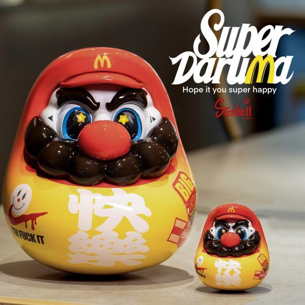 【售罄展示追加請私訊客服@toystationtw】SuperDaruma 超級達摩“快樂” X SENZII千紙&超級達摩 動漫,模型,玩具,gk,玩驛,火影,手辦,海賊,死神,航海王,獵人,阿拉蕾,七大罪,七龍珠,寶可夢,神奇寶貝,哥吉拉,宮崎駿,迪士尼,灌籃高手,鬼滅之日刃,一拳超人,蠟筆小新,咒術,鏈鋸人,進擊的巨人,妖精尾巴,我的英雄學院,我英,鋼鍊,鋼之煉金術師,新世紀福音戰士,EVA,間諜家家酒,Re0,漫威,dc,集美#hex#tsume#prime1#queen#tes#xm#野獸國#壽屋#數碼寶貝