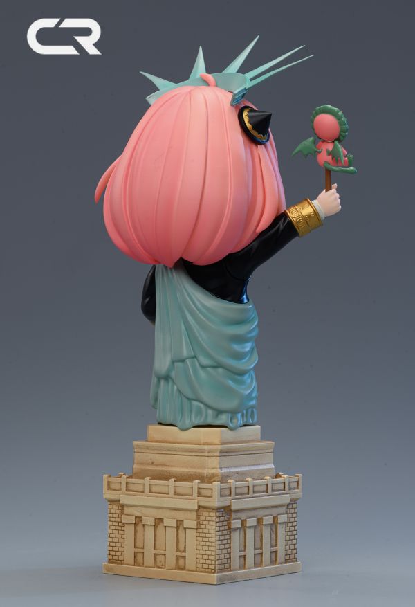 【售罄展示追加請私訊客服@toystationtw】間諜家家酒 自由女神阿尼亞 X CR Studio 動漫,模型,玩具,gk,玩驛,火影,手辦,海賊,死神,航海王,獵人,阿拉蕾,七大罪,七龍珠,寶可夢,神奇寶貝,哥吉拉,宮崎駿,迪士尼,灌籃高手,鬼滅之日刃,一拳超人,蠟筆小新,咒術,鏈鋸人,進擊的巨人,妖精尾巴,我的英雄學院,我英,鋼鍊,鋼之煉金術師,新世紀福音戰士,EVA,間諜家家酒,Re0,漫威,dc,集美#hex#tsume#prime1#queen#tes#xm#野獸國#壽屋#數碼寶貝