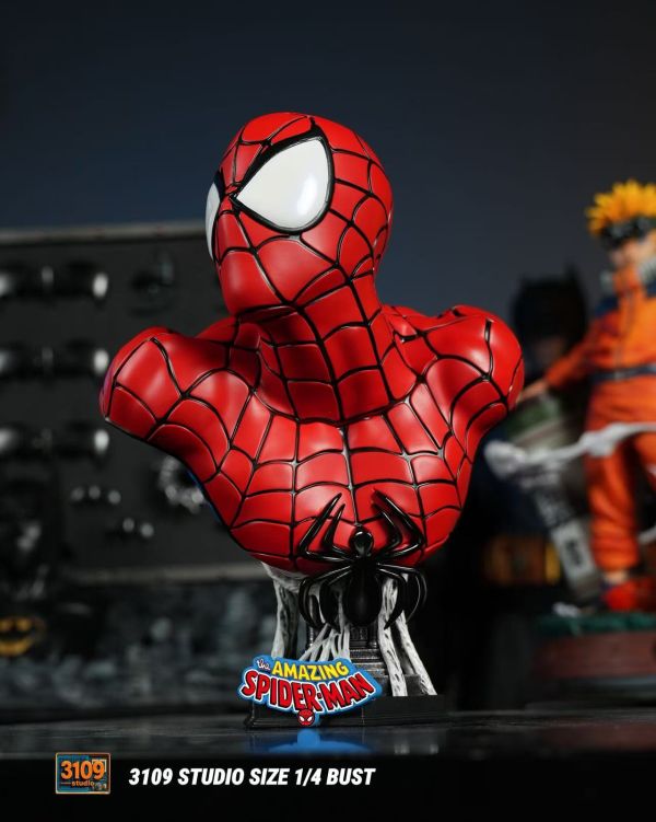 【預購】Marvel漫威 蜘蛛人半身像 X 3109工作室 玩驛丨Toy station, GK雕像預購, GK雕像代購, GK雕像現貨, GK雕像修復, 咒術, 咒術迴戰, SCC玩具屋, 玩具給庫, NBA, 瘋公仔, 訂製雕像,模型,伯公仔,gk,玩驛,火影,夜風本舖,海賊,死神,航海王,獵人,阿拉蕾,七大罪,七龍珠,寶可夢,神奇寶貝,哥吉拉,宮崎駿,迪士尼,灌籃高手,鬼滅之刃,一拳超人,蠟筆小新,咒術,鏈鋸人,進擊的巨人,乙骨,我英