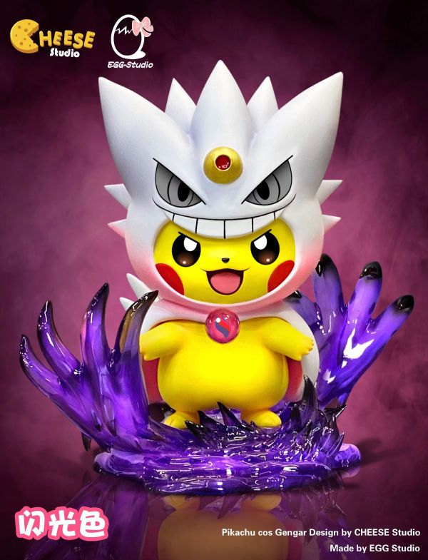 【售罄展示追加請私訊客服@toystationtw】寶可夢 變皮系列之MEGA耿鬼變皮 X CHEESE Studio 奶酪工作室＆EGG Studio 阿蛋小作坊 動漫,模型,玩具,gk,玩驛,火影,手辦,海賊,死神,航海王,獵人,阿拉蕾,七大罪,七龍珠,寶可夢,神奇寶貝,哥吉拉,宮崎駿,迪士尼,灌籃高手,鬼滅之日刃,一拳超人,蠟筆小新,咒術,鏈鋸人,進擊的巨人,妖精尾巴,我的英雄學院,我英,鋼鍊,鋼之煉金術師,新世紀福音戰士,EVA,間諜家家酒,Re0,漫威,dc,集美#hex#tsume#prime1#queen#tes#xm#野獸國#壽屋#數碼寶貝