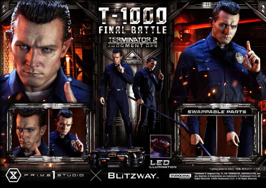 【售罄展示追加請私訊客服@toystationtw】魔鬼終結者2：審判日 T-1000 (三版本) X Prime 1 Studio (P1S) 正版授權 玩驛丨Toy station, GK雕像預購, GK雕像代購, GK雕像現貨, GK雕像修復, 咒術, 咒術迴戰, SCC玩具屋, 玩具給庫, 希模型, 瘋公仔, 訂製雕像,模型,伯公仔,gk,玩驛,火影,夜風本舖,海賊,死神,航海王,獵人,阿拉蕾,七大罪,七龍珠,寶可夢,神奇寶貝,哥吉拉,宮崎駿,迪士尼,灌籃高手,鬼滅之日刃,一拳超人,蠟筆小新,咒術,鏈鋸人,進擊的巨人,乙骨,我英
