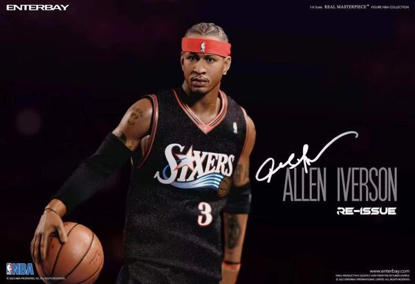 【售罄展示追加請私訊客服@toystationtw】NBA 系列 戰神 Allen Iverson艾倫·艾佛森 蠟像級人偶 限量復刻版 X Enterbay 正版授權 動漫,模型,玩具,gk,玩驛,火影,手辦,海賊,死神,航海王,獵人,阿拉蕾,七大罪,七龍珠,寶可夢,神奇寶貝,哥吉拉,宮崎駿,迪士尼,灌籃高手,鬼滅之日刃,一拳超人,蠟筆小新,咒術,鏈鋸人,進擊的巨人,妖精尾巴,我的英雄學院,我英,鋼鍊,鋼之煉金術師,新世紀福音戰士,EVA,間諜家家酒,Re0,漫威,dc,集美#hex#tsume#prime1#queen#tes#xm#野獸國#壽屋#數碼寶貝