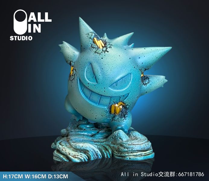 【售罄展示追加請私訊客服@toystationtw】寶可夢 遺跡耿鬼 X ALL IN Studio 動漫,模型,玩具,gk,玩驛,火影,手辦,海賊,死神,航海王,獵人,阿拉蕾,七大罪,七龍珠,寶可夢,神奇寶貝,哥吉拉,宮崎駿,迪士尼,灌籃高手,鬼滅之日刃,一拳超人,蠟筆小新,咒術,鏈鋸人,進擊的巨人,妖精尾巴,我的英雄學院,我英,鋼鍊,鋼之煉金術師,新世紀福音戰士,EVA,間諜家家酒,Re0,漫威,dc,集美#hex#tsume#prime1#queen#tes#xm#野獸國#壽屋#數碼寶貝