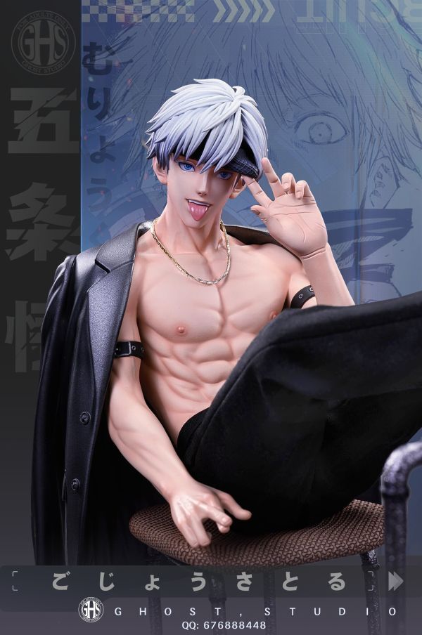 【售罄展示追加請私訊客服@toystationtw】咒術迴戰 觀鳥系列第七彈 握鳥五條悟（可脫）X GHOST工作室 動漫,模型,玩具,gk,玩驛,火影,手辦,海賊,死神,航海王,獵人,阿拉蕾,七大罪,七龍珠,寶可夢,神奇寶貝,哥吉拉,宮崎駿,迪士尼,灌籃高手,鬼滅之日刃,一拳超人,蠟筆小新,咒術,鏈鋸人,進擊的巨人,妖精尾巴,我的英雄學院,我英,鋼鍊,鋼之煉金術師,新世紀福音戰士,EVA,間諜家家酒,Re0,漫威,dc,集美#hex#tsume#prime1#queen#tes#xm#野獸國#壽屋#數碼寶貝