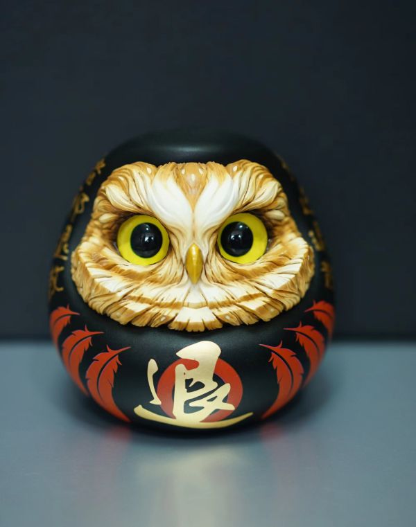 【售罄展示追加請私訊客服@toystationtw】貓鷹頭‬達摩 X 水雲之境工作室 #動漫#模型#玩具#gk#玩驛#火影#手辦#海賊#死神#航海王#獵人#阿拉蕾#七大罪#七龍珠#寶可夢#神奇寶貝#哥吉拉#宮崎駿#迪士尼#灌籃高手#鬼滅之日刃#一拳超人#蠟筆小新#咒術#鏈鋸人#進擊的巨人#妖精尾巴#我的英雄學院#我英#鋼鍊#鋼之煉金術師#新世紀福音戰士#EVA#間諜家家酒#Re0#漫威#dc#集美#hex#tsume#prime1#queen#tes#xm#野獸國#壽屋#數碼寶貝