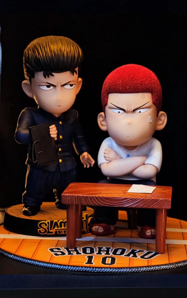 【售罄展示追加請私訊客服@toystationtw】灌籃高手 Q版 湘北補考軍團 櫻木花道 流川楓 潮玩 GK 手辦 雕像 X M3工作室 動漫,模型,玩具,gk,玩驛,火影,手辦,海賊,死神,航海王,獵人,阿拉蕾,七大罪,七龍珠,寶可夢,神奇寶貝,哥吉拉,宮崎駿,迪士尼,灌籃高手,鬼滅之日刃,一拳超人,蠟筆小新,咒術,鏈鋸人,進擊的巨人,妖精尾巴,我的英雄學院,我英,鋼鍊,鋼之煉金術師,新世紀福音戰士,EVA,間諜家家酒,Re0,漫威,dc,集美#hex#tsume#prime1#queen#tes#xm#野獸國#壽屋#數碼寶貝